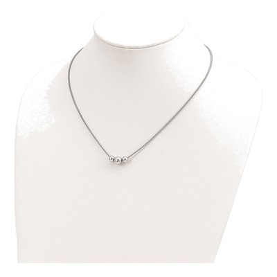 Sterling Silver Fancy Necklace – view 4