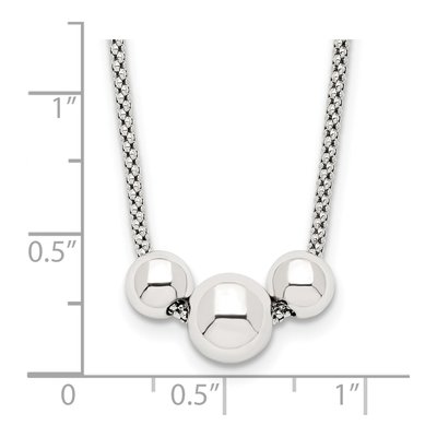 Sterling Silver Fancy Necklace – view 5