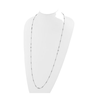 Sterling Silver Beaded Necklace – view 4