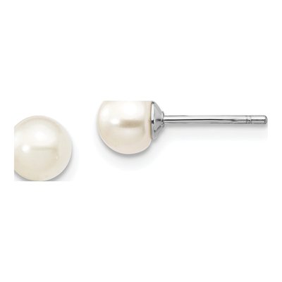Girls' Sterling Silver Pearl Necklace, Bracelet & Earring – view 2