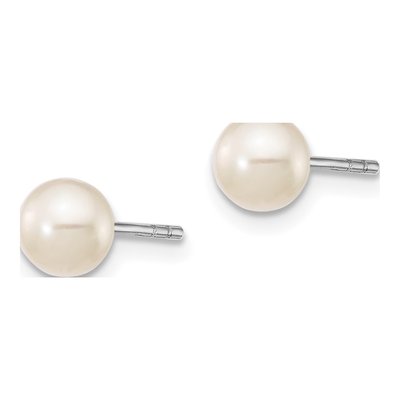Girls' Sterling Silver Pearl Necklace, Bracelet & Earring – view 3