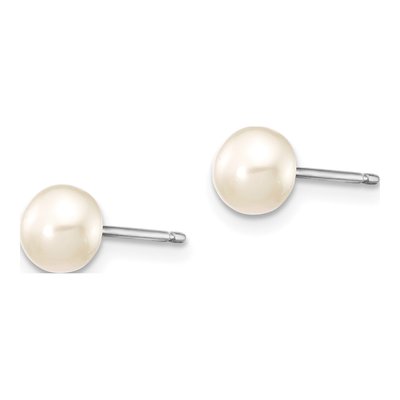 Girls' Sterling Silver Pearl Necklace, Bracelet & Earring – view 3