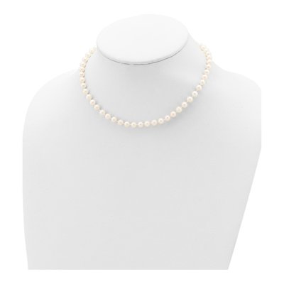 Girls' Sterling Silver Pearl Necklace, Bracelet & Earring – view 4