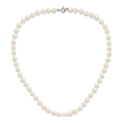 Girls' Sterling Silver Pearl Necklace, Bracelet & Earring – view 5