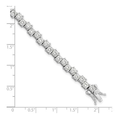 Sterling Silver CZ Bracelet – view 2