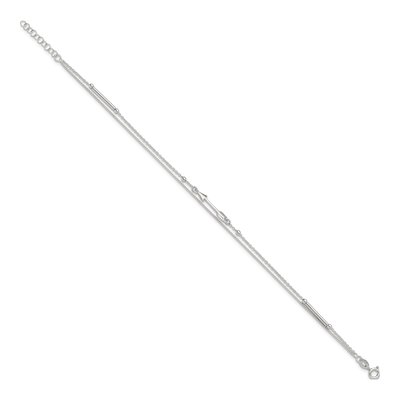 Sterling Silver Arrow Anklet – view 3