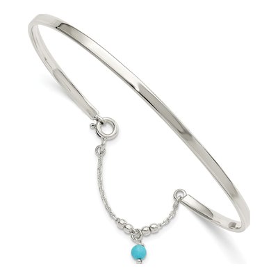 Sterling Silver Turquoise Anklet