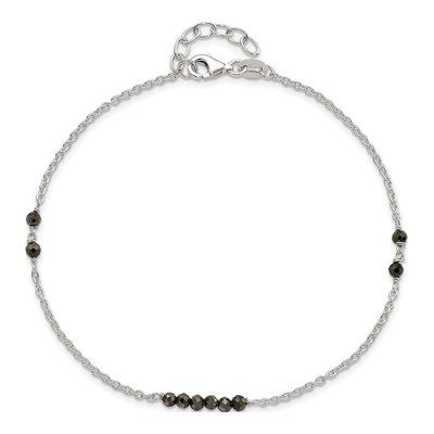 Sterling Silver CZ Anklet – view 6
