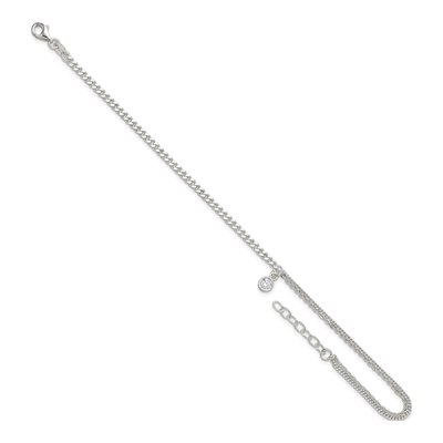 Sterling Silver CZ Fancy Plus Total Anklet – view 8