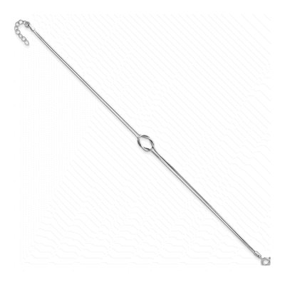 Sterling Silver 2-Strand Snake Chain Anklet – view 5