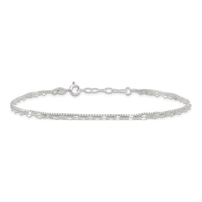 Sterling Silver 2-Strand Anklet – view 4