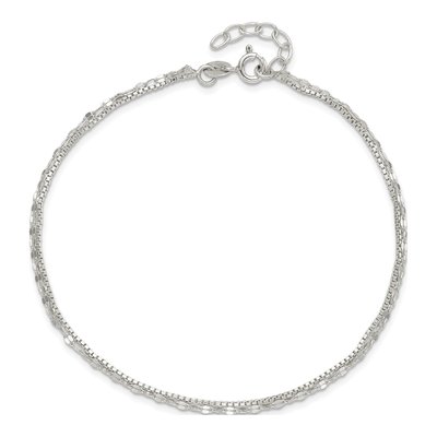 Sterling Silver 2-Strand Anklet – view 6