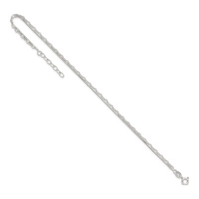 Sterling Silver 2-Strand Anklet – view 8