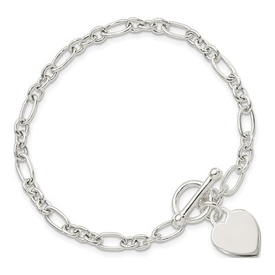 Sterling Silver Heart Bracelet – view 4