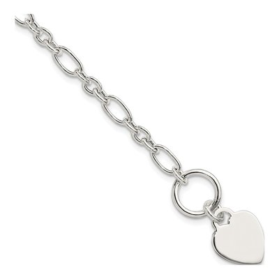Sterling Silver Heart Bracelet
