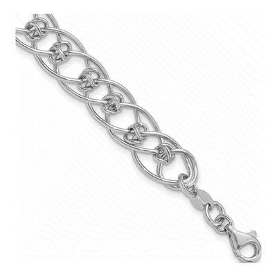 Sterling Silver Oval Link Bracelet