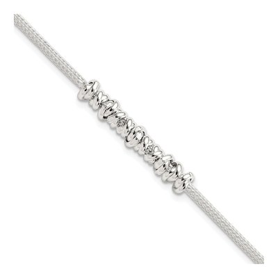 Sterling Silver Beaded Bracelet