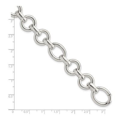 Sterling Silver Fancy Link Bracelet – view 3