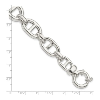 Sterling Silver Fancy Link Bracelet – view 3