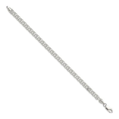 Sterling Silver Triple Rolo Charm Bracelet – view 3