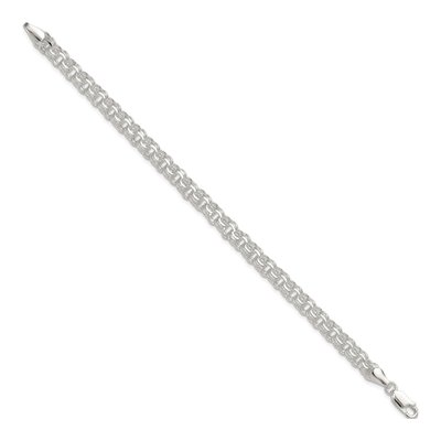Sterling Silver Triple Rolo Charm Bracelet – view 3