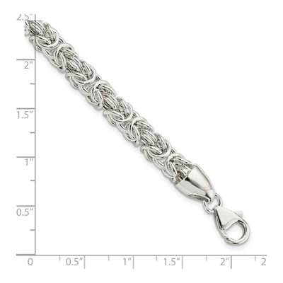 Sterling Silver Byzantine Bracelet – view 3