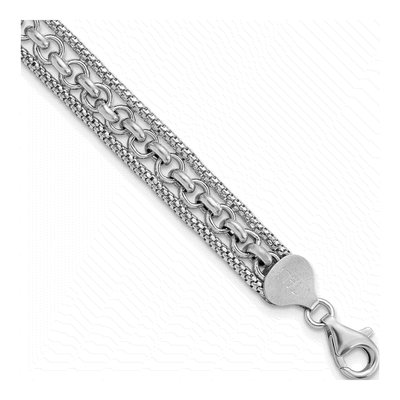 Sterling Silver 7.81mm Link Chain Bracelet