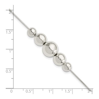 Sterling Silver Tapered Bracelet – view 3