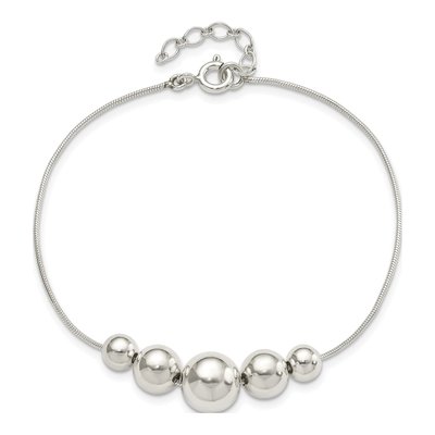 Sterling Silver Tapered Bracelet – view 4