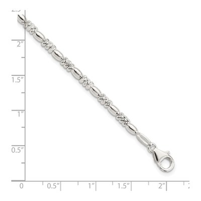 Sterling Silver Beaded Bracelet – view 3