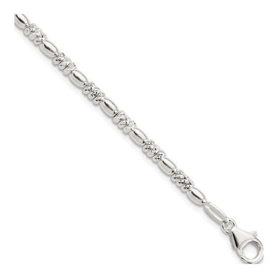 Sterling Silver Beaded Bracelet