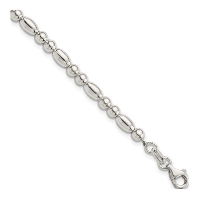Sterling Silver Beaded Bracelet