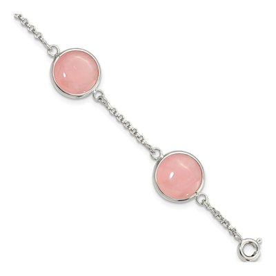 Sterling Silver Quartz Bracelet