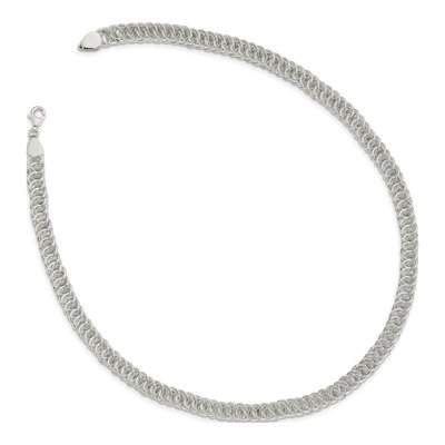 Sterling Silver 6.95mm Circle Fancy Link Chain – view 3