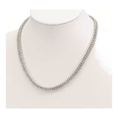 Sterling Silver 6.95mm Circle Fancy Link Chain – view 5