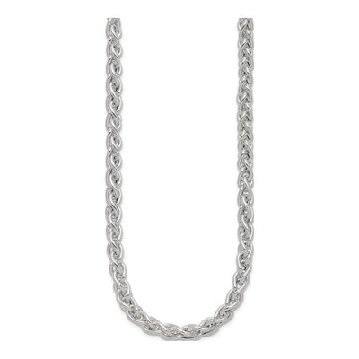 Sterling Silver 5.65mm Wheat Chain – view 3