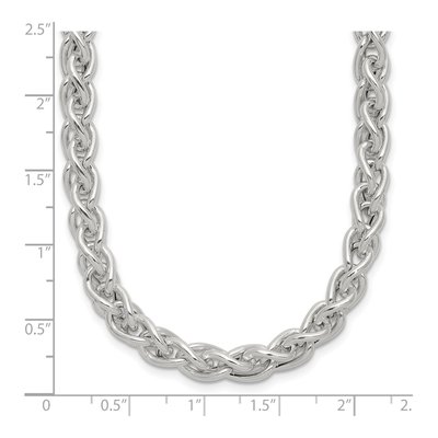 Sterling Silver 5.65mm Wheat Chain – view 6