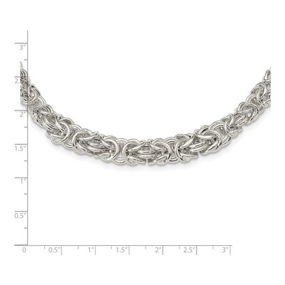 Sterling Silver Byzantine Necklace – view 4