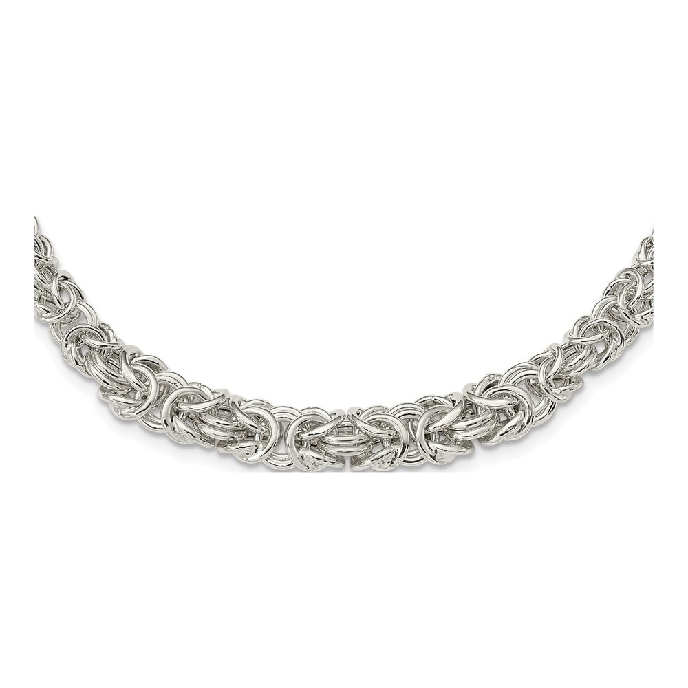 Sterling Silver Byzantine Necklace