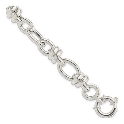 Sterling Silver Fancy Link Bracelet