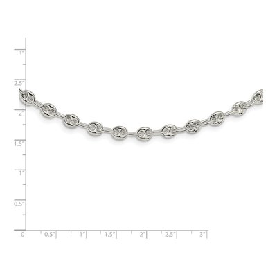 Sterling Silver Fancy Link Necklace – view 5