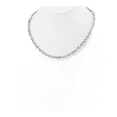 Sterling Silver Fancy Link Necklace – view 4