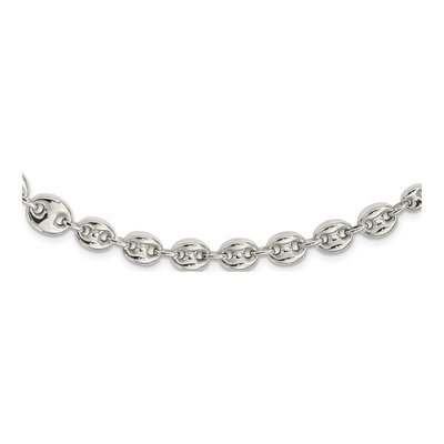 Sterling Silver Fancy Link Necklace