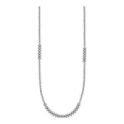 Sterling Silver Beaded Necklace – view 3