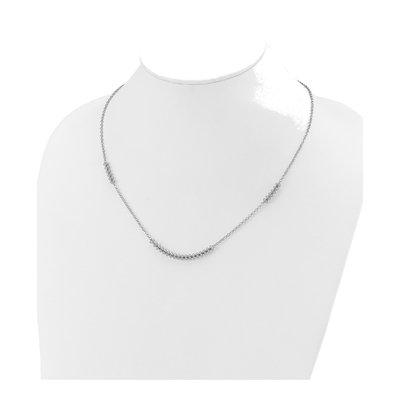Sterling Silver Beaded Necklace – view 5