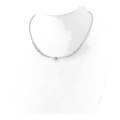 Sterling Silver 1.5mm Semi-Solid Beaded Bead Chain – view 4