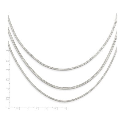 Sterling Silver Multi-Strand Necklace – view 4