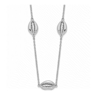 Sterling Silver Cowrie Shell Necklace