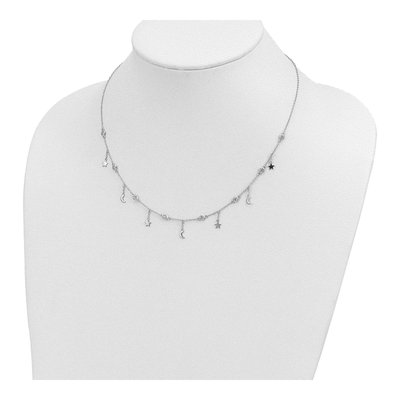 Sterling Silver CZ Necklace – view 4