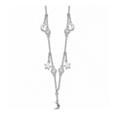 Sterling Silver CZ Necklace